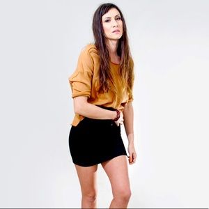 Body Con Ponte Mini Skirt